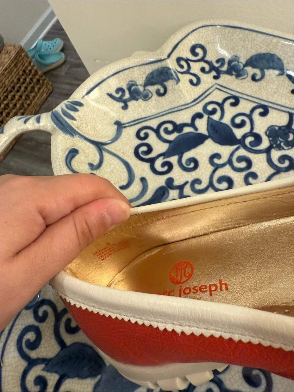 Marc Joseph New York Red Golf Loafers size 9